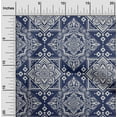 thumbnail image 2 of oneOone Cotton Cambric Navy Blue Fabric Asian Block Quilting Supplies Print Sewing Fabric By The Yard 42 Inch Wide, 2 of 4