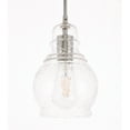 thumbnail image 1 of Elegant Lighting Ld6202 Pierce 1 Light 6" Wide Mini Pendant - Chrome, 1 of 4