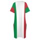 thumbnail image 4 of Minifalda con bandera italiana para mujer, vestido corto con elegante bolso en talla grande, 4 of 6