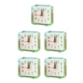 thumbnail image 2 of jesticaly Pointer Alarm Clock Decoration Bedside Table Clocks Travel School Kitchen Cooking Baking Work Timer Gift Home Decor Green 5Set, 2 of 6