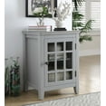 thumbnail image 3 of Linon Leslie Single Door Cabinet, 26 inches Tall, Multiple Colors, 3 of 4