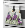 thumbnail image 2 of Towels Microfiber Absorbent Soft Dry Quick Cloth Hanging Bathroom Kitchen Towels Hand Gnome Hearts Valentine, 2 of 7