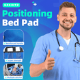 thumbnail image 6 of O-Shaped Positioning Sheet - Transfer Sheet with Reinforced Handles for Turning, Draw Sheets for Hospital Bed, Lifting & Repositioning, Turning Device for Elderly, Bed Patients (Blue), 6 of 8