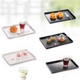 thumbnail image 4 of CAROOTU Serving Tray Rectangular Plastic Tray Food Serving Trays for Restaurant Home Hotel Trays Durable, 4 of 7