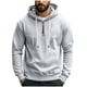thumbnail image 2 of pstuiky camisetas de manga larga para hombre, Sudadera con capucha y cremallera de color liso para hombre, jersey de manga larga, sudaderas con capucha Tops de talla grande para hombre xxxl, 2 of 9