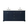 thumbnail image 2 of Wyndham Collection Wcv232372d-Qtz-Us3mxx Avery 72" Free Standing Double Basin Vanity Set -, 2 of 7
