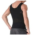 thumbnail image 4 of Pitauce Men Front Closure Shapewear Tummy Control Tank Top Compression Shirts Slimming Undershirts Waist Trainer Vest for Workout, 4 of 6