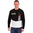 thumbnail image 2 of NASA Launch Adult Christmas Crew Sweater, XX-Large, 2 of 3