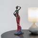 thumbnail image 5 of Creativa inconfundible exquisita Africana Tribal mujer Lady estatua ornamentos sanía colección hogar Oficina Decoración Colco Escultura de resina, 5 of 8