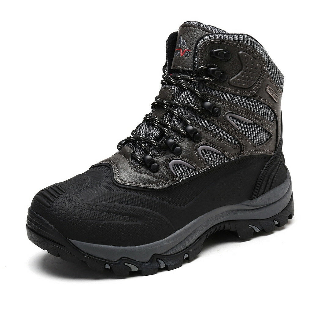 NORTIV 8 Mens JS19003M Outdoor Waterproof Winter Hiking Snow Boots 