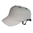 thumbnail image 3 of Protección contra golpes, ropa de trabajo, casco, protección para la cabeza, béisbol para el trabajo gris claro, 3 of 9