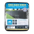 thumbnail image 3 of 100 Series - FenceBlock - Black - 6' Tall (5'-8") - 98% Blockage - Finished - 50-FT, 3 of 12