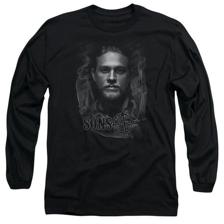 Sons Of Anarchy Crime Drama Series Jax In Smoke Adult Long-Sleeve