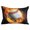 Orange, variant on Waterproof Outdoor Throw Pillows with Inserts 16"x16", Baseball Soft Decorative Pillowcases for Couch Bedroom, Modern Buruning Flame Sport Black Background Pillow Covers for Sofa Living Room