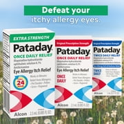 Pataday Twice Daily Allergy Itch Relief Eye Drops for Adults & Children Aged 2+ Years, 5ml