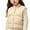 Khaki, variant on UQJfacai Girls Puffer Vest Kids Button Down Cropped Jacket Padded Gilet Winter Stand Collar Sleeveless Quilted Coats 2-10 Years