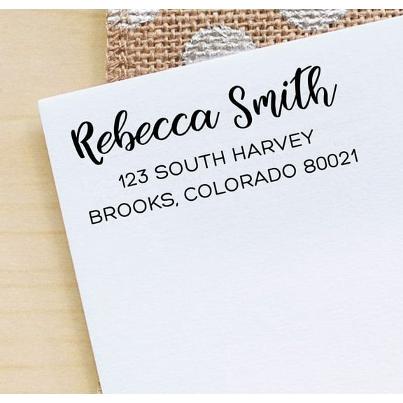 Printtoo Custom Rubber Stamp Personalized Save The Date Self Inking Return Address Stamper Gift