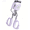 Purple, variant on The heated eyelash curler can quickly heat up within 10 seconds, equipped with a 24-hour long-lasting electric eyelash curler and 3 temperature modes