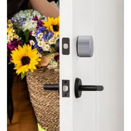 August - Smart Lock Wi-Fi Replacement Deadbolt with App Access - Silver