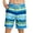 Blue, variant on SPEEDO Mens Blue Lined Printed Stretch Swim Trunks XXL