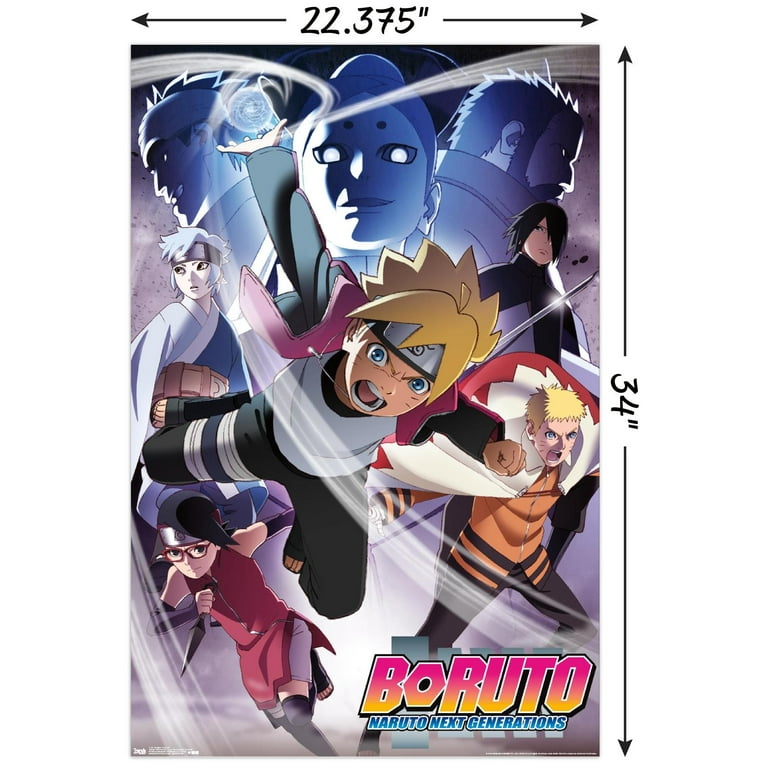 Boruto: Naruto Next Generations - Key Art Wall Poster, 22.375