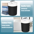 thumbnail image 5 of Laundry Basket, 90L Laundry Hamper, Freestanding Baskets Collapsible Tall Clothes Hamper with Extended Handles for Clothes Toys, Waterproof, Round(2-Pack ), 5 of 7