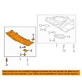 thumbnail image 3 of For 14-18 Mazda3 Front Engine Splash Shield Under Cover Undercar Deflector Guard, 3 of 5