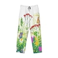 thumbnail image 4 of Disketp Plants And Insects Men'S Pajama Pants - Ultra Soft Fleece Sleep And Lounge Pants (Size: S-Xxl), 4 of 9