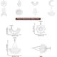 thumbnail image 2 of 1 caja de 16 amuletos de acero inoxidable de 8 estilos, estilo Tarot, mano de Fátima, amuleto de la suerte, sol y luna., 2 of 9