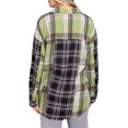 thumbnail image 4 of Txlixc Blusa de mujer con estampado a cuadros Txlixc  moda, 4 of 7