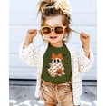 thumbnail image 2 of Girly Ghost & Orange Bow Shirt for Kids and Toddlers Cute Halloween Graphic T-Shirt Military Green Shirt 3T, 2 of 5