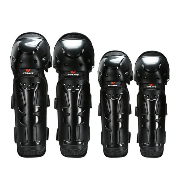 Knee Pads Motorcycle - 4Pcs Adult Knee/Motorcycle Elbow Pads/Adjustable Knee Cap Pads Elbow for Motorcycle Cycling Racing