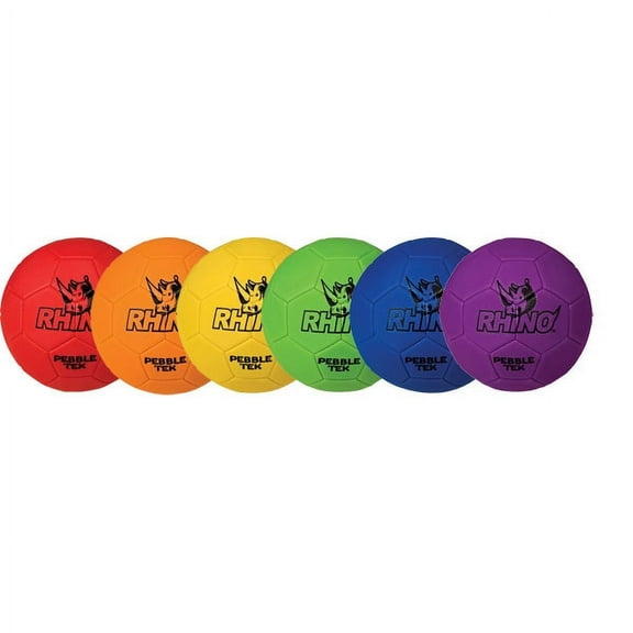 Champion Sports Rhino Skin Pebble-Tek Soccer Balls