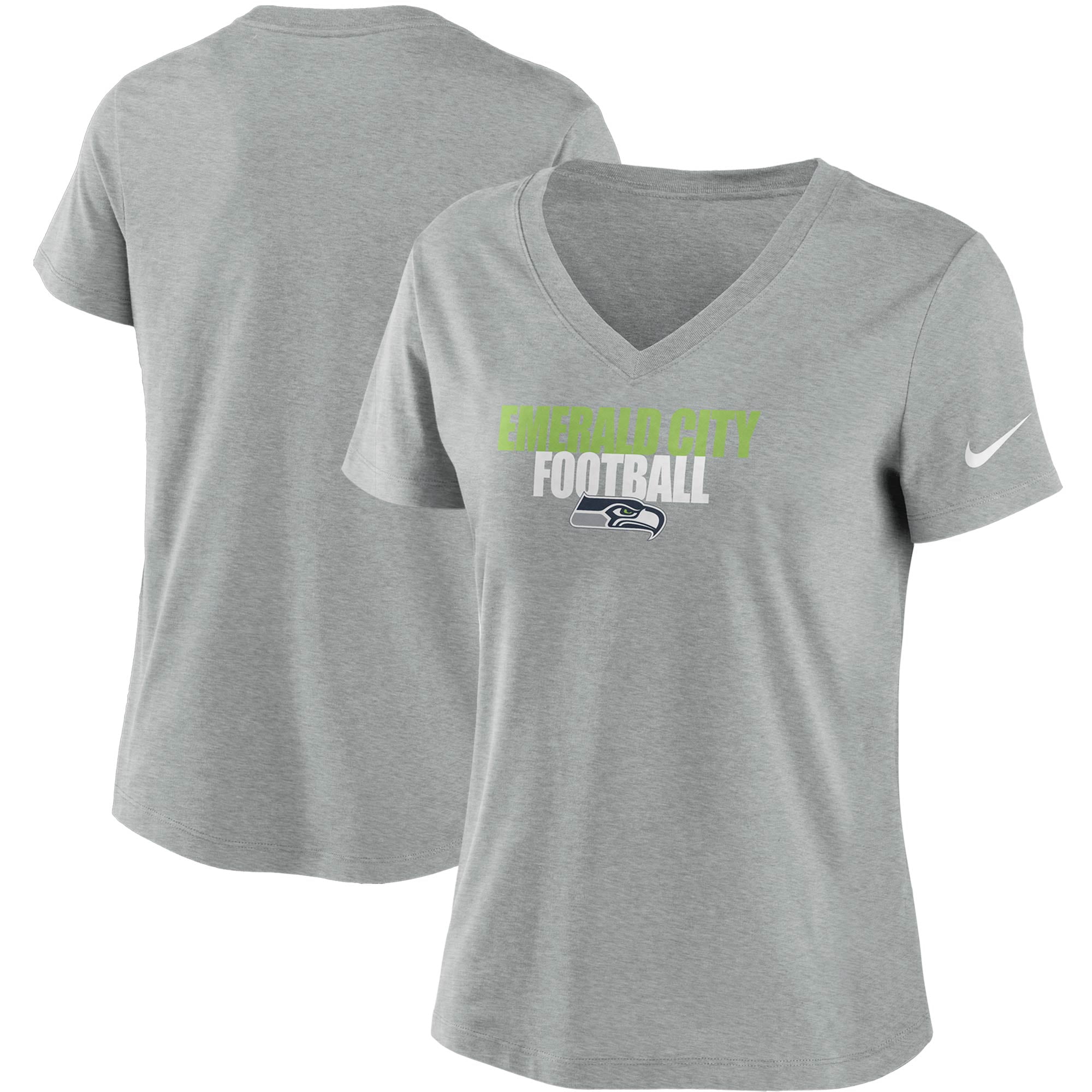 seahawks v neck shirt