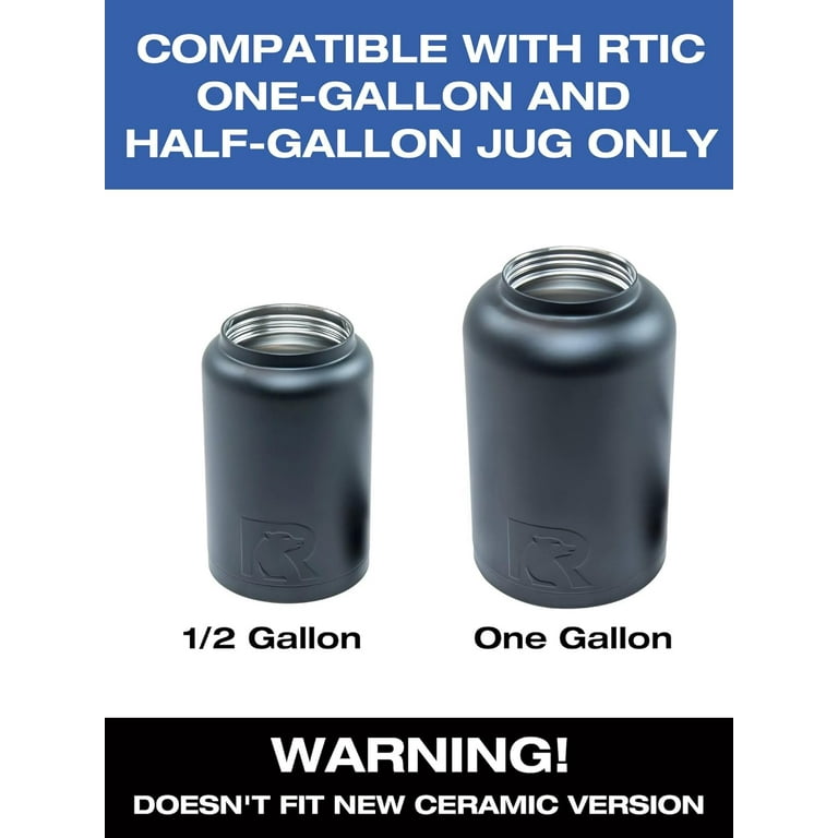 SUNMON Replacement Lid for RTIC Water Bottles, Steel Handle