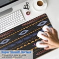 thumbnail image 4 of Long Mouse Pads for Desk,Colorful Geometric Striped Pattern Desk Mats on Top Of Desks, Desk Mouse Pad Extra Large with 3mm Non-Slip Base and Stitched Edge for Gaming,Office,Work,Home 31.5"x11.8", 4 of 6