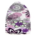 thumbnail image 2 of BZSMCE Winter Beanie Hats Casual Warm Cozy CapCircular Garden Of Flowers Pattern, 2 of 7