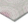 thumbnail image 4 of Addison Rugs Chantille Indoor/Outdoor Transitional Circles Pink Washable Rectangle Rug, 9' x 12', 4 of 6