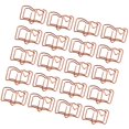 thumbnail image 3 of MasteelfCA 20Pcs Bookmark Clips Book Shape Paper Clips Memo Clamps Office Supplies, 3 of 9