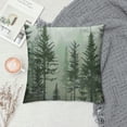thumbnail image 2 of GOSMITH Pillow Covers Forest Green Summer Woods Evergreen Coniferous Trees Home Decorative Pillowcase Square Double Sides Pattern Throw Pillow Cases, 2 of 5