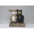 thumbnail image 2 of Cartel de bienvenida Hi-Line Gift Ltd Bear & Moose Garden, 33 cm, 2 of 9