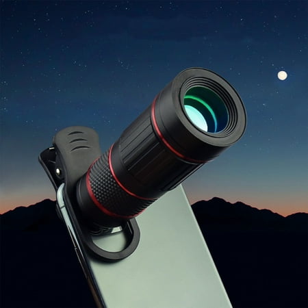 Cyber_Monday Deals 2024 Viflosae HD Cellphone Telephoto Lens Universal Optical 18x Monocular Telescope Binoculars Magnifier Telescopic Spyglass Electronics Gadgets