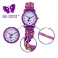 thumbnail image 1 of Reloj encantador de la mariposa de la historieta 3D para el reloj impermeable del PVC de los niños para la muchacha y el muchacho, 1 of 8