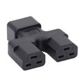 thumbnail image 1 of Adaptador de corriente IEC320 C20 a doble IEC320 C21 1 en 2 salida C20 macho a doble C21 hembra Adaptador de corriente IEC320 resistente al calor para salida Ups, 1 of 8