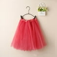 thumbnail image 2 of Ashirexll Short Skirts for Women, Ballet Skirt Women, Tulle Skirt, Womens Pleated Gauze Short Skirt Adult Dancing Skirt Watermelon Red One Size, 2 of 3