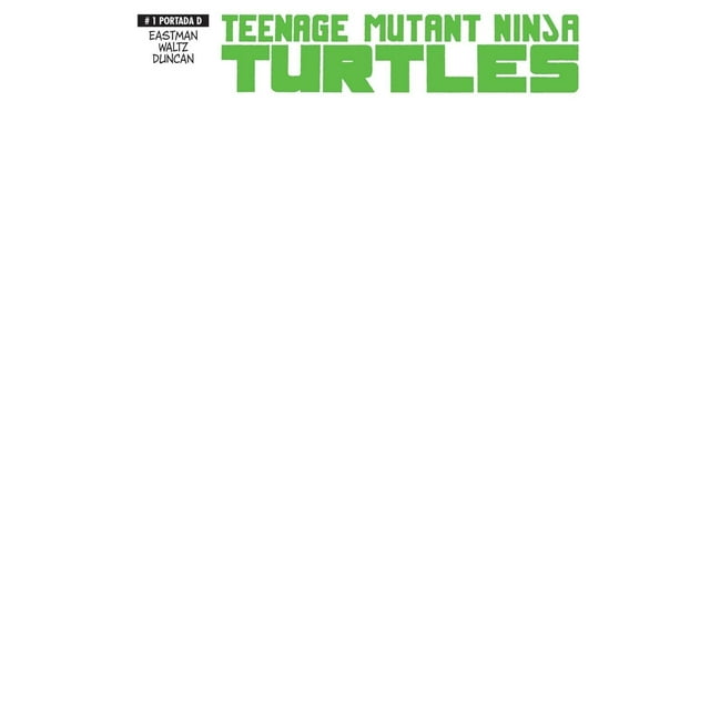 Teenage Mutant Ninja Turtles Edición Especial 1D Blank Cover