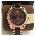 thumbnail image 4 of Michael Kors MK6270 Bradshaw Burgundy Red Chronograph Wrist Watch for Women, 4 of 4