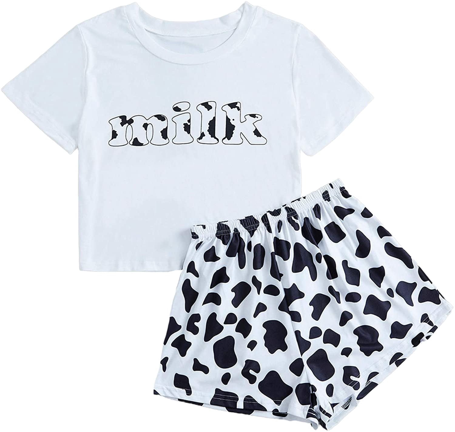 Women's Cute Sleepwear Short Sleeve Top 