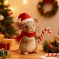 thumbnail image 3 of NOVELAR Handmade Wool Mouse Decoration, 3.1 inch, Charming Animal-Themed Ornament for Visual Appeal, Use for Themed Displays or as a Thoughtful Gift, 3 of 7