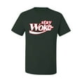 thumbnail image 2 of Wild Bobby Stay Woke, Classic Iconic Soda Logo Parody Men Tee, 2 of 5